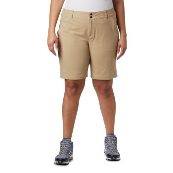 Columbia Ženske Kratke Hlače - Saturday Trail Long Plus Size Smeđe | LXPC-71269